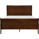 The appearance of Mayville Queen Sleigh Bed designed by Homelegance in the traditional interior design. This brown piece of furniture was selected by 1StopBedrooms from Mayville Collection to add a touch of cosiness and style into your home. Sku: 2147-1;2147-3. Bed Type: Sleigh Bed. Material: Wood. Bed Size: Queen.