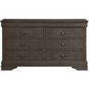 The appearance of Mayville Stained Grey Dresser designed by Homelegance in the traditional interior design. This gray piece of furniture was selected by 1StopBedrooms from Mayville Collection to add a touch of cosiness and style into your home. Sku: 2147SG-5. Material: Wood.