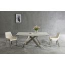 MC Carrara Extension Table In Stainless Steel