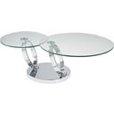 The appearance of Mc Chicago Coffee Table designed by J&M in the modern / contemporary interior design. This glass piece of furniture  was selected by 1StopBedrooms from Chicago Collection to add a touch of cosiness and style into your home. Sku: 18883-CT. Material: Glass.