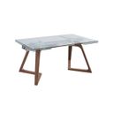 The appearance of Mc Class Extension Dining Table designed by J&M in the modern / contemporary interior design. This glass piece of furniture was selected by 1StopBedrooms from Class Collection to add a touch of cosiness and style into your home. Sku: 18886-T. Material: MDF. Table Top Shape: Rectangular. Size: 35" x 63".