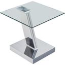 The appearance of Mc Houston End Table designed by J&M in the modern / contemporary interior design. This glass piece of furniture  was selected by 1StopBedrooms from Houston Collection to add a touch of cosiness and style into your home. Sku: 18879-ET. Material: Glass.