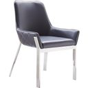 The appearance of Mc Miami Dining Chair Set of 2 In Grey designed by J&M in the modern / contemporary interior design. This grey piece of furniture was selected by 1StopBedrooms from Miami Collection to add a touch of cosiness and style into your home. Sku: 18871-DC-G. Material: Leather.