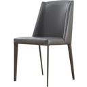 The appearance of Mc Reno Dining Chair Set of 2 In Grey designed by J&M in the modern / contemporary interior design. This grey piece of furniture was selected by 1StopBedrooms from Reno Collection to add a touch of cosiness and style into your home. Sku: 18868. Material: Leather.