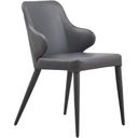 The appearance of Mc San Francisco Dining Chair Set of 2 In Grey designed by J&M in the modern / contemporary interior design. This grey piece of furniture was selected by 1StopBedrooms from San Francisco Collection to add a touch of cosiness and style into your home. Sku: 18867. Material: Leather.
