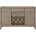 The appearance of Mckewen Light Gray Server designed by Homelegance in the transitional interior design. This beige piece of furniture was selected by 1StopBedrooms from Mckewen Collection to add a touch of cosiness and style into your home. Sku: 1820-40. Material: Wood.