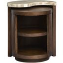 Mcpherson Nesting End Table In Burnt Umber