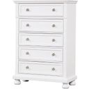 The appearance of Meade Chest In White designed by Glory in the modern / contemporary interior design. This white piece of furniture was selected by 1StopBedrooms from Meade Collection to add a touch of cosiness and style into your home. Sku: G8975-CH. Material: Wood.