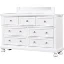The appearance of Meade Dresser In White designed by Glory in the modern / contemporary interior design. This white piece of furniture was selected by 1StopBedrooms from Meade Collection to add a touch of cosiness and style into your home. Sku: G8975-D. Material: Wood.