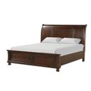 Meade King Sleigh Storage Bed In Dark Cherry
