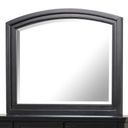 The appearance of Meade Mirror In Black designed by Glory in the modern / contemporary interior design. This black piece of furniture was selected by 1StopBedrooms from Meade Collection to add a touch of cosiness and style into your home. Sku: G8925-M. Material: Wood.
