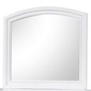The appearance of Meade Mirror In White designed by Glory in the modern / contemporary interior design. This white piece of furniture was selected by 1StopBedrooms from Meade Collection to add a touch of cosiness and style into your home. Sku: G8975-M. Material: Wood.