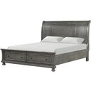 The appearance of Meade Queen Bed In Grey designed by Glory in the transitional interior design. This grey piece of furniture was selected by 1StopBedrooms from Meade Collection to add a touch of cosiness and style into your home. Sku: G8905A-QB Box 3;G8905A-QB Box 1;G8905A-QB Box 4;G8905A-QB Box 2. Bed Type: Storage Bed. Material: Wood. Bed Size: Queen.