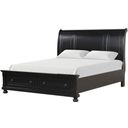 The appearance of Meade Twin Bed In Black designed by Glory in the transitional interior design. This black piece of furniture was selected by 1StopBedrooms from Meade Collection to add a touch of cosiness and style into your home. Sku: G8925A-TB Box 3;G8925A-TB Box 1;G8925A-TB Box 4;G8925A-TB Box 2. Bed Type: Storage Bed. Material: Wood. Bed Size: Twin.