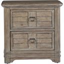 The appearance of Meadowbrook 2 Drawer Nightstand In Sand designed by American Woodcrafters in the country / farmhouse interior design. This sand piece of furniture was selected by 1StopBedrooms from Meadowbrook Collection to add a touch of cosiness and style into your home. Sku: 2600-420. Material: Hardwood.