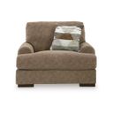 The appearance of Meadowleaf Oversized Chair In Pecan designed by Signature Design by Ashley in the modern / contemporary interior design. This pecan piece of furniture was selected by 1StopBedrooms from Meadowleaf Collection to add a touch of cosiness and style into your home. Sku: NC8150523. Material: Fabric.