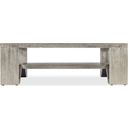 Melange Saber Cocktail Table In Silver