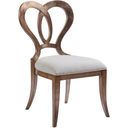 The appearance of Signature Designs Melody Side Chair In Silver Leaf designed by Artistica Home in the traditional interior design. This silver leaf piece of furniture was selected by 1StopBedrooms from Signature Designs Collection to add a touch of cosiness and style into your home. Sku: 2087-880-01. Material: Wood.