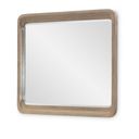 The appearance of Melrose Rectangular Mirror In Cloud White and Desert Oak designed by Legacy Classic in the modern / contemporary interior design. This cloud white and desert oak piece of furniture  was selected by 1StopBedrooms from Melrose Collection to add a touch of cosiness and style into your home. Sku: 4230-0100. Material: MDF.