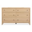 The appearance of Merrifield Double Drawer Dresser In Sandstone Beige designed by Magnussen in the transitional interior design. This sandstone beige piece of furniture was selected by 1StopBedrooms from Merrifield Collection to add a touch of cosiness and style into your home. Sku: B5906-22. Material: Laminate.