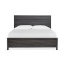 The appearance of Merrifield King Panel Bed In Raisin Black designed by Magnussen in the transitional interior design. This raisin black piece of furniture was selected by 1StopBedrooms from Merrifield Collection to add a touch of cosiness and style into your home. Sku: B6308-64H;B6308-64F;B6308-54R. Bed Type: Panel Bed. Bed Size: King. Material: Laminate.