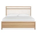 Merrifield Queen Upholstered Panel Bed In Sandstone Beige