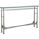 The appearance of Metal Designs Bruno Console In Silver Leaf designed by Artistica Home in the transitional interior design. This silver leaf piece of furniture  was selected by 1StopBedrooms from Metal Designs Collection to add a touch of cosiness and style into your home. Sku: 2231-966-47. Material: Metal.