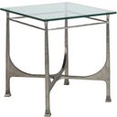 The appearance of Metal Designs Bruno Square End Table In Silver Leaf designed by Artistica Home in the transitional interior design. This silver leaf piece of furniture  was selected by 1StopBedrooms from Metal Designs Collection to add a touch of cosiness and style into your home. Sku: 2231-957-47. Material: Metal.
