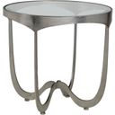 The appearance of Metal Designs Sophie Round End Table In Silver Leaf designed by Artistica Home in the modern / contemporary interior design. This silver leaf piece of furniture  was selected by 1StopBedrooms from Metal Designs Collection to add a touch of cosiness and style into your home. Sku: 2232-953-47. Material: Metal.