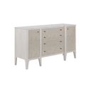The appearance of Mezzanine Buffet In Light Gray designed by A.R.T. in the transitional interior design. This light gray piece of furniture was selected by 1StopBedrooms from Mezzanine Collection to add a touch of cosiness and style into your home. Sku: 325252-2249. Material: Poplar.