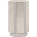 The appearance of Mezzanine Spot Table In Light Gray designed by A.R.T. in the transitional interior design. This light gray piece of furniture was selected by 1StopBedrooms from Mezzanine Collection to add a touch of cosiness and style into your home. Sku: 325349-2249. Material: Poplar.