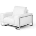 The appearance of Mia Bella Gianna Chair And A Half In White And Steel designed by Michael Amini in the modern / contemporary interior design. This white piece of furniture was selected by 1StopBedrooms from Mia Bella Collection to add a touch of cosiness and style into your home. Sku: MB-GIANN38-WHT-13. Material: Steel.