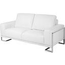 The appearance of Mia Bella Gianna Loveseat In White And Steel designed by Michael Amini in the modern / contemporary interior design. This white piece of furniture was selected by 1StopBedrooms from Mia Bella Collection to add a touch of cosiness and style into your home. Sku: MB-GIANN25-WHT-13. Material: Steel.