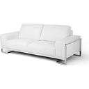 The appearance of Mia Bella Gianna Sofa In White And Steel designed by Michael Amini in the modern / contemporary interior design. This white piece of furniture was selected by 1StopBedrooms from Mia Bella Collection to add a touch of cosiness and style into your home. Sku: MB-GIANN15-WHT-13. Material: Steel.