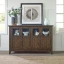 The appearance of Midland Falls Buffet In Brown designed by Liberty in the transitional interior design. This brown piece of furniture was selected by 1StopBedrooms from Midland Falls Collection to add a touch of cosiness and style into your home. Sku: 826-CB6642. Material: Rubberwood.