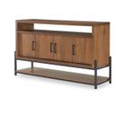 The appearance of Midland Sideboard In Warm Amber designed by Legacy Classic in the modern / contemporary interior design. This warm amber piece of furniture  was selected by 1StopBedrooms from Midland Collection to add a touch of cosiness and style into your home. Sku: 2172-152. Material: Hardwood.