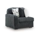 The appearance of Midnight-Madness LAF Corner Chair In Gunmetal designed by Signature Design by Ashley in the modern / contemporary interior design. This gunmetal piece of furniture was selected by 1StopBedrooms from Midnight-Madness Collection to add a touch of cosiness and style into your home. Sku: 9810564. Material: Fabric.