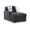 The appearance of Midnight-Madness LAF Corner Chaise In Gunmetal designed by Signature Design by Ashley in the modern / contemporary interior design. This gunmetal piece of furniture  was selected by 1StopBedrooms from Midnight-Madness Collection to add a touch of cosiness and style into your home. Sku: 9810516. Material: Fabric.