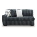 The appearance of Midnight-Madness LAF Sofa In Gunmetal designed by Signature Design by Ashley in the modern / contemporary interior design. This gunmetal piece of furniture was selected by 1StopBedrooms from Midnight-Madness Collection to add a touch of cosiness and style into your home. Sku: 9810566. Material: Fabric.