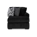 The appearance of Midnight-Madness Right-Arm Facing Corner Chaise In Onyx designed by Signature Design by Ashley in the modern / contemporary interior design. This onyx piece of furniture was selected by 1StopBedrooms from Midnight-Madness Collection to add a touch of cosiness and style into your home. Sku: 9810317. Material: Fabric.