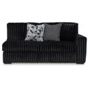 The appearance of Midnight-Madness Right-Arm Facing Sofa In Onyx designed by Signature Design by Ashley in the modern / contemporary interior design. This onyx piece of furniture was selected by 1StopBedrooms from Midnight-Madness Collection to add a touch of cosiness and style into your home. Sku: 9810367. Material: Fabric.