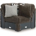 The appearance of Midnight-Madness Wedge In Chocolate designed by Signature Design by Ashley in the modern / contemporary interior design. This chocolate piece of furniture was selected by 1StopBedrooms from Midnight-Madness Collection to add a touch of cosiness and style into your home. Sku: 9810477. Material: Velvet.