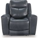 The appearance of Mighty Moves Power Recliner In Admiral designed by Signature Design by Ashley in the modern / contemporary interior design. This admiral piece of furniture was selected by 1StopBedrooms from Mighty Moves Collection to add a touch of cosiness and style into your home. Sku: NCU1210013. Material: Leather Match.