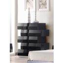 The appearance of Milan Black Lacquer Chest designed by J&M in the modern / contemporary interior design. This black piece of furniture  was selected by 1StopBedrooms from Milan Collection to add a touch of cosiness and style into your home. Sku: 176871-C. Material: Wood.