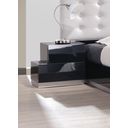 Milan Black Lacquer LAF Nightstand