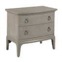 Milan Madison Nightstand In Bronze and Stone