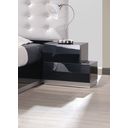 The appearance of Milan Black Lacquer RAF Nightstand designed by J&M in the modern / contemporary interior design. This black piece of furniture  was selected by 1StopBedrooms from Milan Collection to add a touch of cosiness and style into your home. Sku: 176871-NSR.