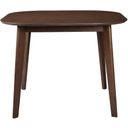 Miller 39 Inch Square Dining Table In Walnut