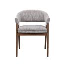Miller Arm Chair Set of 2 In Walnut