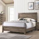Millie Youth Panel Bed (Grey) (Full)